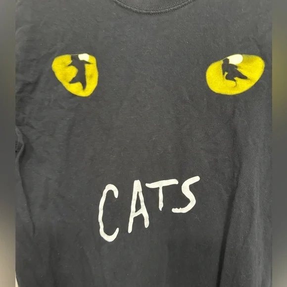 Cats Play / Movie 1981 T-shirt Woman Size Small - Oversized Broadway Musical - Picture 2 of 4